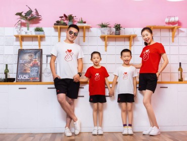 展宏服飾親子純棉套裝